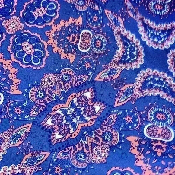 Lularoe XS Violet purple damask pattern Azure A-line skirt . NWT - Picture 2 of 5